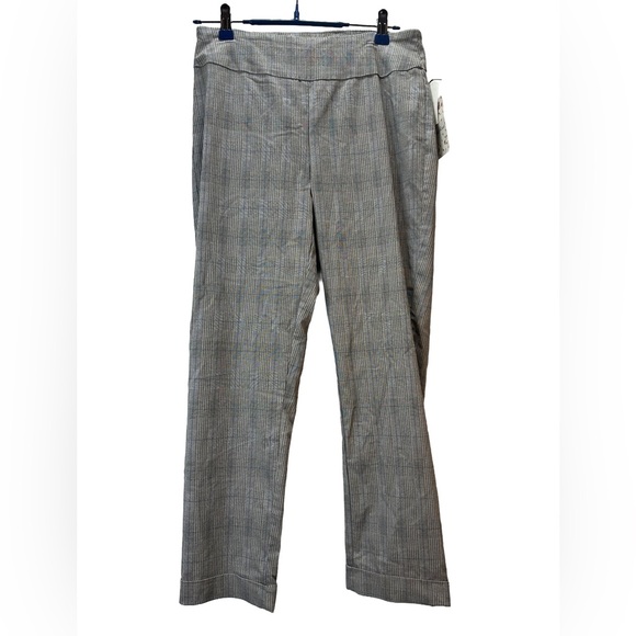 JENNA ROSE Pants - JENNA ROSE Gray plaid pants NWT Size M